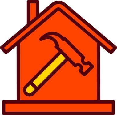 House Construction Vector Icon Design