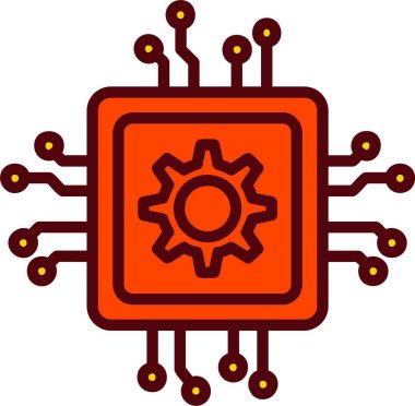 Cpu Vector Icon Design