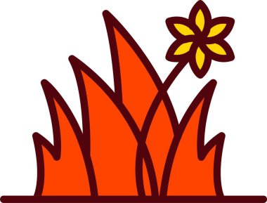 Grass Vector Icon Design