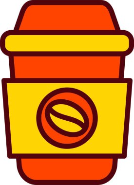 Coffee Cup Vector Icon Design