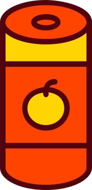 Domates Sosu Vektör Simgesi Tasarımı