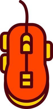 Oyun Fare Vektörü Simgesi Tasarımı