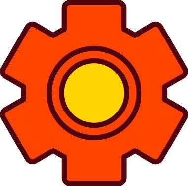 Gears'ı vektör simgesi tasarım