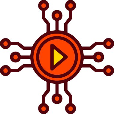 Ortam Vektör Satırı Vektör Simgesi Tasarımı