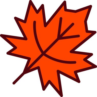 Kuru Yaprak Vektör Simgesi Tasarımı