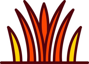 Grass Vector Icon Design