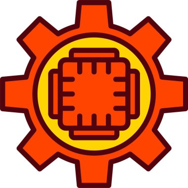 Dişli vektör simgesi tasarım