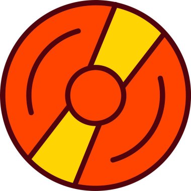 Compact disk Vector Icon Design