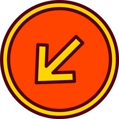 Sol Sol Ok Vektör Simgesi Tasarımı