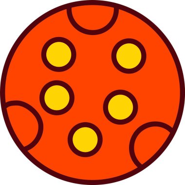 Ay Vektörü Simgesi Tasarımı