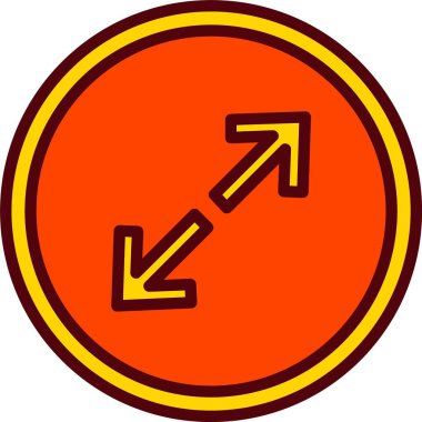 Ok Vektörü Simgesi Tasarımı Büyüt