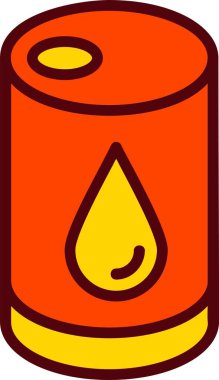 Oil Berral Vector Icon Design