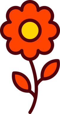 çiçek vektör simge tasarım