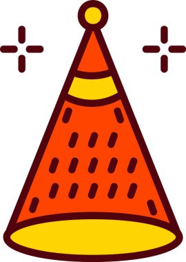 Party Hat Vector Icon Design