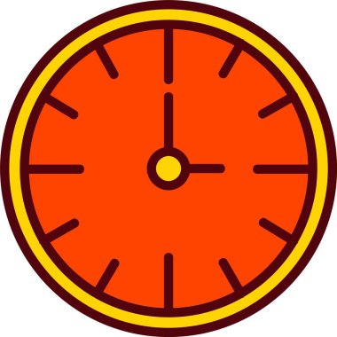 Saat vektör simge tasarımı