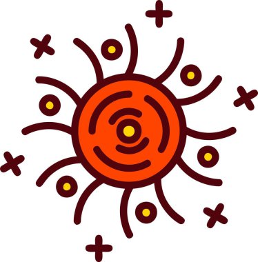 Kara Delik Vektör Simgesi Tasarımı