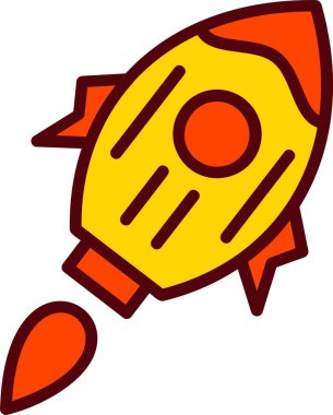 Rocket Vector Icon Design