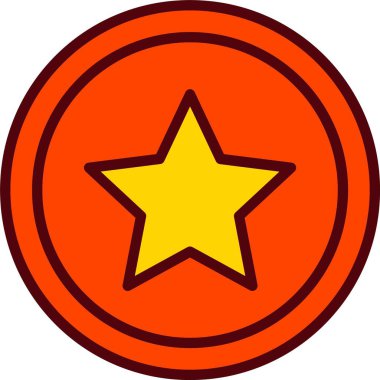 Vektör yıldız simgesi tasarım