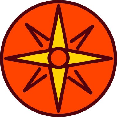 Compass Vector Icon Design