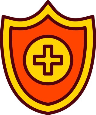 Sağlık Koruma Vektörü Simgesi Tasarımı