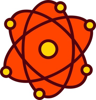 Atom Vector Icon Design
