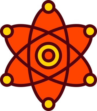 Atom Vector Icon Design