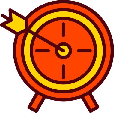 Hedef vektör simgesi tasarım