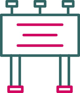 Billboard Vector Icon Design