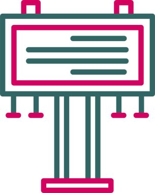Billboard Vector Icon Design