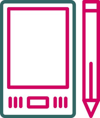 Graphic Tablet Vector Icon Design