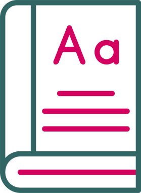 Sözlük Vektörü Simgesi Tasarımı