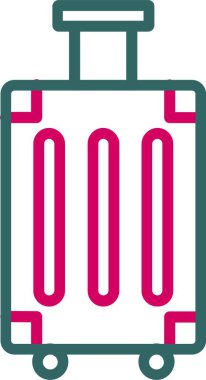 Luggage Vector Icon Design