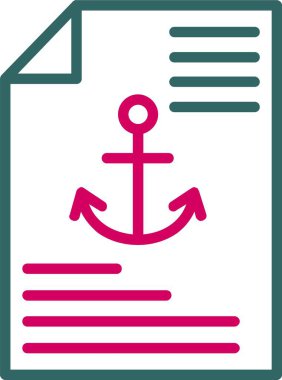 Sunucu Metin Vektör Simgesi Tasarımı