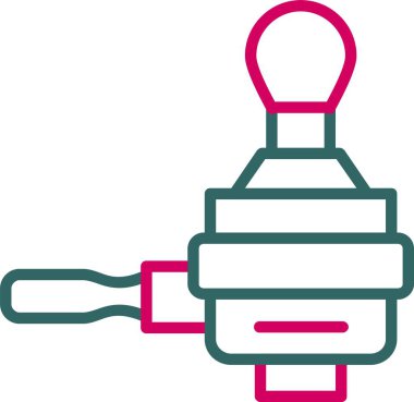 Portafilter Vektör Simgesi Tasarımı