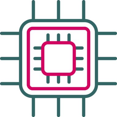 CPU Vector Icon Design