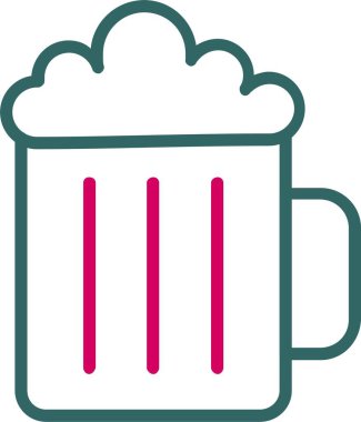 Beer Mug Vector Icon Design