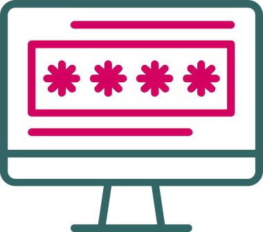Password Vector Icon Design