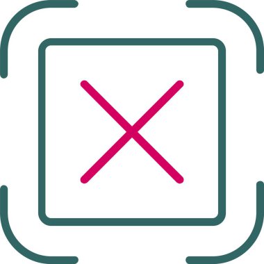 Crossed Vector Icon Design