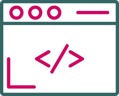 Coding Vector Icon Design