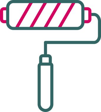 Paint Roller Vector Icon Design