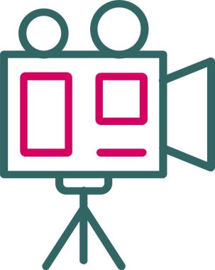 Video Recorder Vector Icon Design