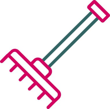 Rake Vector Icon Design