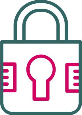 Locked Vector Icon Design