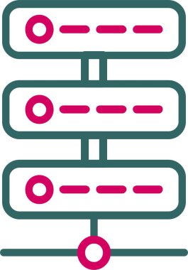 sunucu vektör simgesi tasarımı