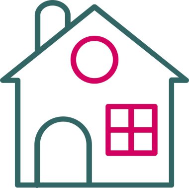 Ev vektör simgesi tasarım