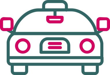 Taxi Vector Icon Design