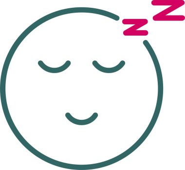 Sleepy Vector Icon Design