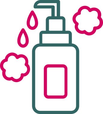 Yüz Temizleyici Vektör Simgesi Tasarımı