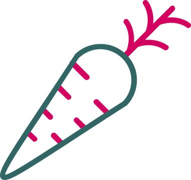 Carrot Vector Icon Design