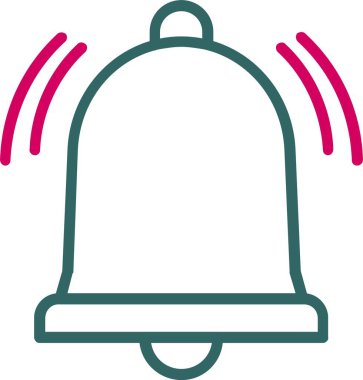 Alarm Bell Vector Icon Design